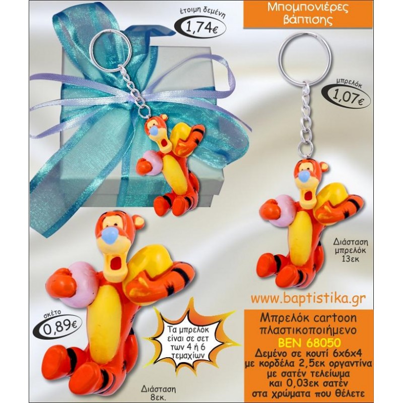 CARTOON ΜΠΡΕΛΟΚ ΠΛΑΣΤΙΚΟΠΟΙΗΜΕΝΟ ΜΠΟΜΠΟΝΙΕΡΑ ΒΑΠΤΙΣΗΣ ΒΕΝ-68050